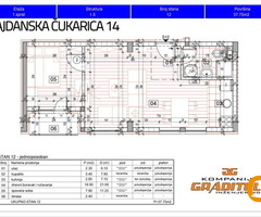 Novogradnja, jednoiposoban 37,75 m2, Banovo brdo, Majdanska, Čukarica 14