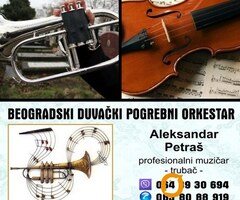 Solo truba,violina,hor ili orkestar za sahrane pogrebe