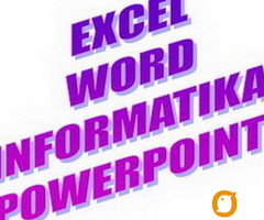 EXCEL, INFORMATIKA, WORD, POWERPOINT, WINDOWS - časovi